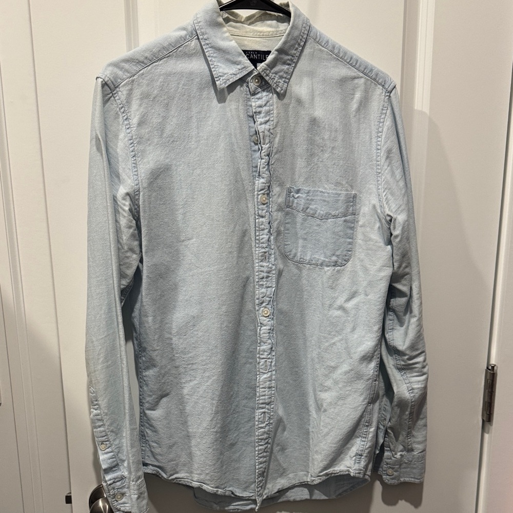 J. Crew Light Blue Casual Button Down Shirt